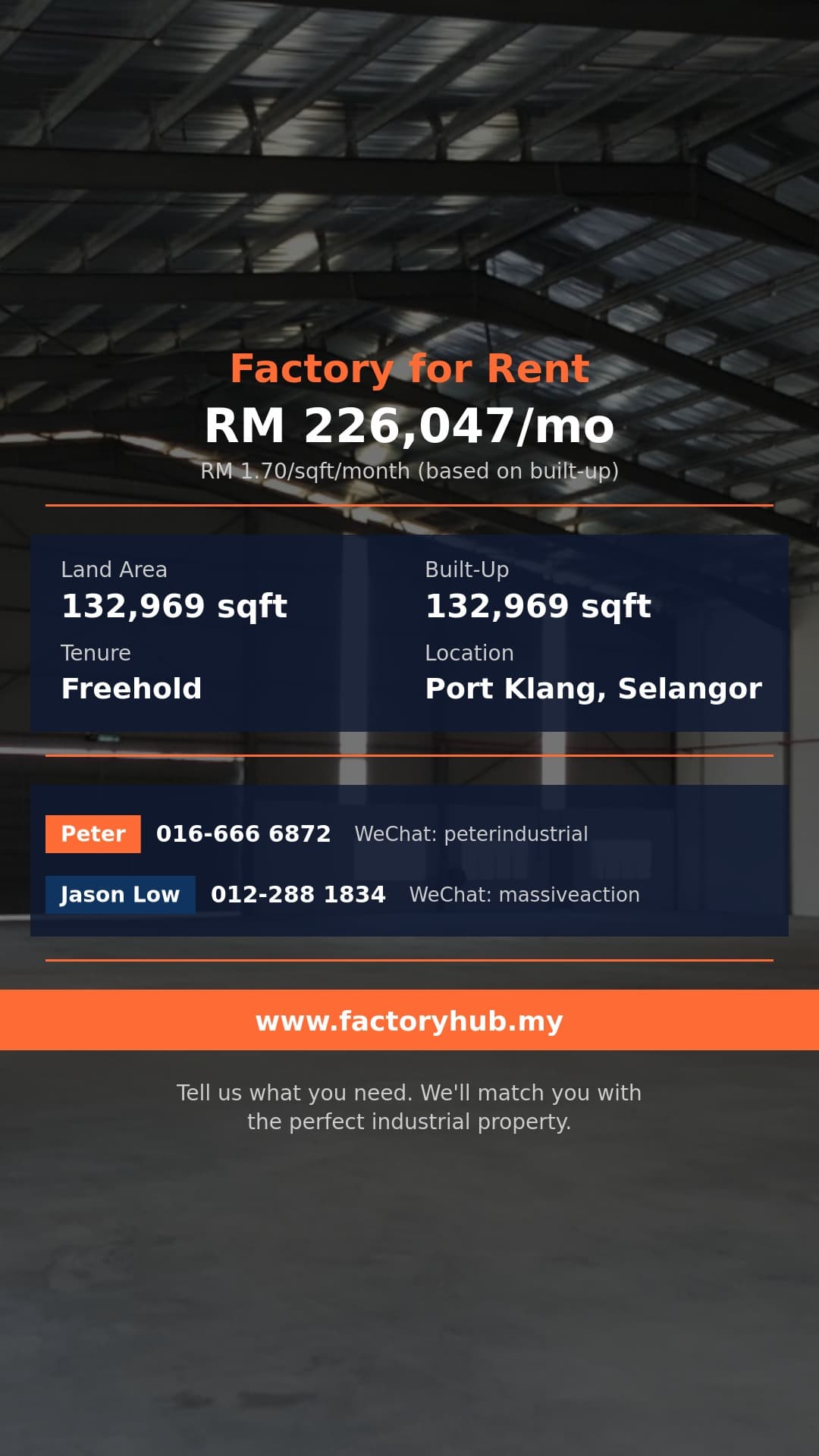 Factory For Rent - RM226K/mo Warehouse for Rent in North Port, Port Klang – 132969sf - Port Klang, Selangor Factory For Rent - RM226K/mo Warehouse for Rent in North Port, Port Klang – 132969sf - Port Klang, Selangor