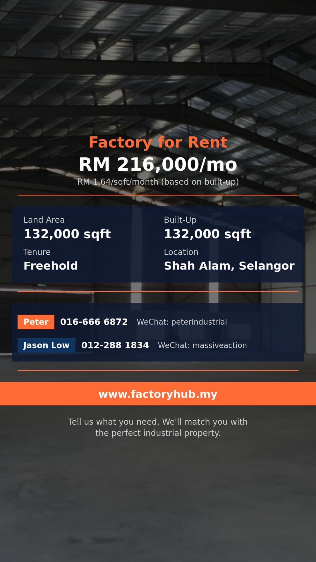 Factory For Rent - Loading Bay Warehouse for Rent in Seksyen 36, Shah Alam – RM216K - Shah Alam, Selangor Factory For Rent - Loading Bay Warehouse for Rent in Seksyen 36, Shah Alam – RM216K - Shah Alam, Selangor